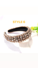 Load image into Gallery viewer, Luxury diamante bling headbands
