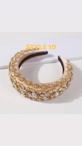 Luxury diamante bling headbands