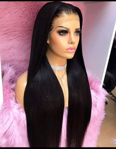 12A Vietnamese Luxury Bone straight super double drawn lace frontal human hair wig