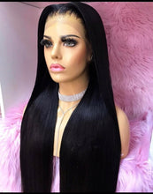 Load image into Gallery viewer, 12A Vietnamese Luxury Bone straight super double drawn lace frontal human hair wig
