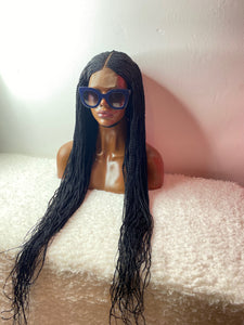 Handmade cornrow braided wig as seen in picture