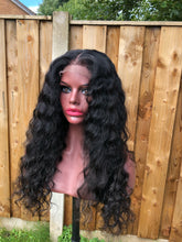 Load image into Gallery viewer, 8A unprocessed Brazillian lace closure loose wave human hair wig
