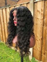 Load image into Gallery viewer, 8A unprocessed Brazillian lace closure loose wave human hair wig
